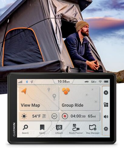 Garmin Tread 2 Powersport Navigator - 6" Glove-Friendly Display, Built for Extreme Weather, Preloaded Mapping, Snowmobile Trails for U.S. and Canada with Wearable4U Portable 5000mAh Charger Bundle in Saudi Arabia