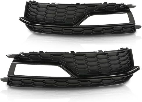 تغطية Pit66 Front Pumper Light Light Cover Trim متوافقة مع Audi A5 S-Line S5 2013-2016/فقط مناسبة لنماذج S5 S5 ، غير ملائمة للإصدار الأساسي A5 8T0807681K ، 8T0807682K Black in Saudi Arabia