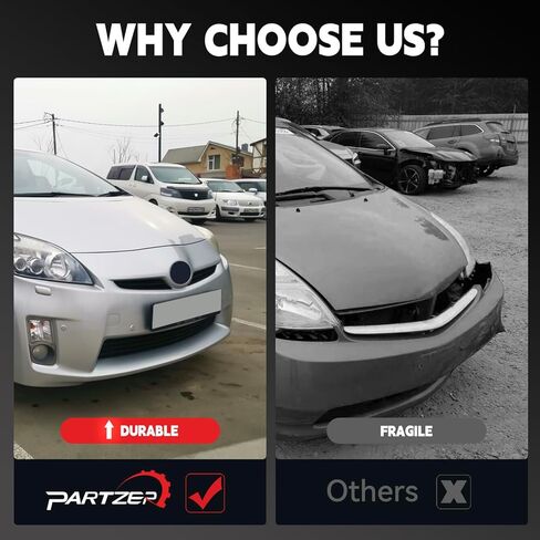 Front Bumper Lower Grille Black Compatible with 2004-2009 Toyota Prius, Repalceent for TO1036112 5311147010 in Kuwait