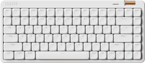 Flow Lite 84 Keys Low Profile Mechanical Keyboard, 75% Swappable Rechargeable Wireless Keyboard with 2.4G Receiver, Bluetooth and Wired Connection for Windows, Mac/Spector Linear Switches (Flamingo) in Saudi Arabia