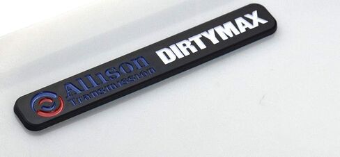 1PCS Dirtymax Allison Sransmission Emblems Padge Padge Presentive for Silverado Sierra (Blue Red Black) in Kuwait