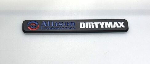 1PCS Dirtymax Allison Sransmission Emblems Padge Padge Presentive for Silverado Sierra (Blue Red Black) in Kuwait