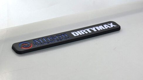 1PCS Dirtymax Allison Sransmission Emblems Padge Padge Presentive for Silverado Sierra (Blue Red Black) in Kuwait