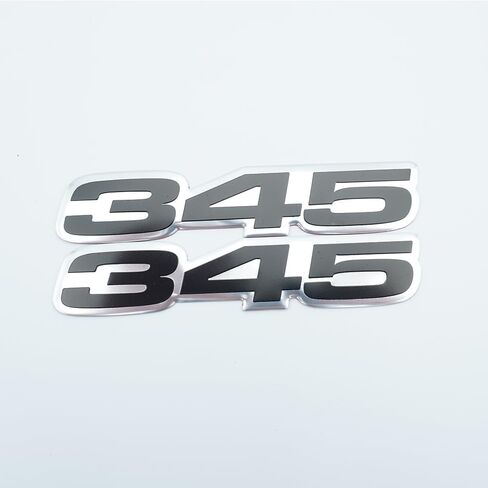 مجموعة زوج VMS Racing 345 شارة شعار الألمنيوم المصقول للغاية (Red Red) in Kuwait