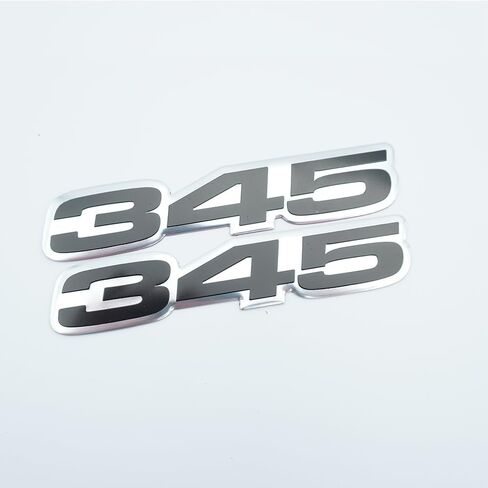 مجموعة زوج VMS Racing 345 شارة شعار الألمنيوم المصقول للغاية (Red Red) in Kuwait