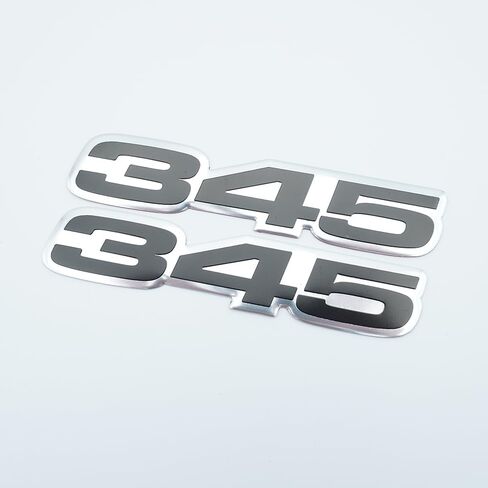 مجموعة زوج VMS Racing 345 شارة شعار الألمنيوم المصقول للغاية (Red Red) in Kuwait