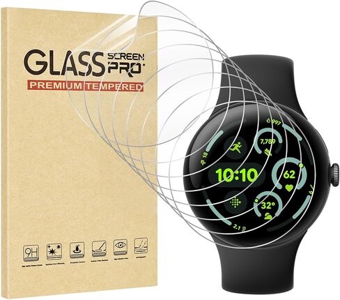 Watbro [4+4 Pack] واقي الشاشة لـ Google Pixel Watch 3 45mm （2024） Whin-shin-smartwatch anti-scratch free hd watch watch material pmma material and tpu material and tpu material in Saudi Arabia