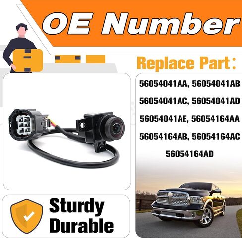 عرض خلفي الكاميرا الاحتياطية متوافقة مع Dodge RAM 1500 2500 3500 2009-2012.replaces# 56054041AC ، 56054041AA ، 56054041AB ، 56054041AD in Saudi Arabia