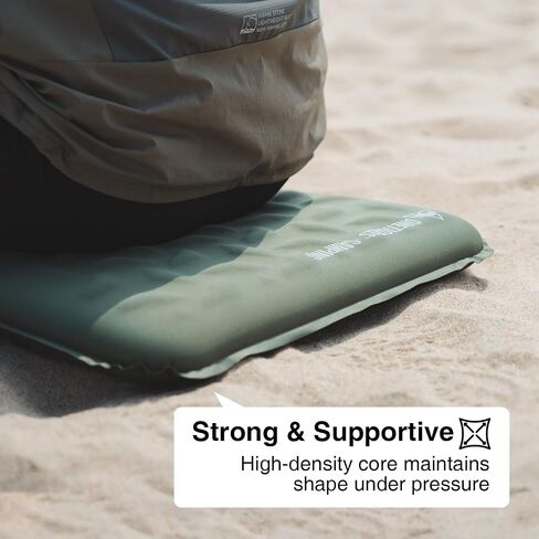 OneTigris Inflatable Seat Cushion - Lightweight & Waterproof Inflatable Travel Cushion, Ideal for Stadiums, Camping, Bleachers, Office, Car, and Airplane Travel- Portable Seat Cushion Chair Pad in Kuwait