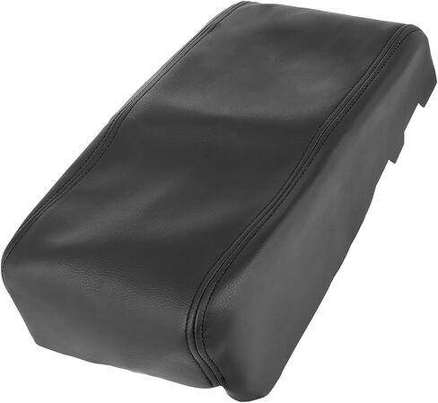 CAR Center Censole Lid Armrest Cover Cover Cover Protector Protection Protection Microfiber Leather for Dodge Charger 2008-2010 Armrest Lid غير المشمولة بقطع الأجزاء السوداء in Saudi Arabia