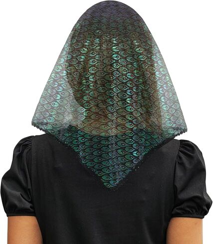 Docila Triangle Chapel حجاب أزياء طباعة الكنيسة الكاثوليكية كتلة Mantilla حجاب رأس مسيحي ديني يغطي وشاح الزفاف in Kuwait