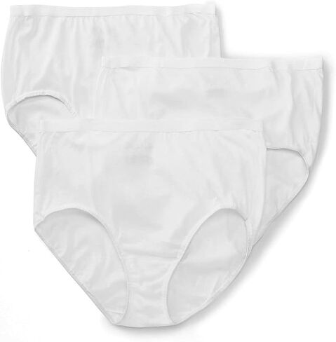 Fruit of the Loom Women's Plus-Size Non-Binding Brief Panties in Kuwait