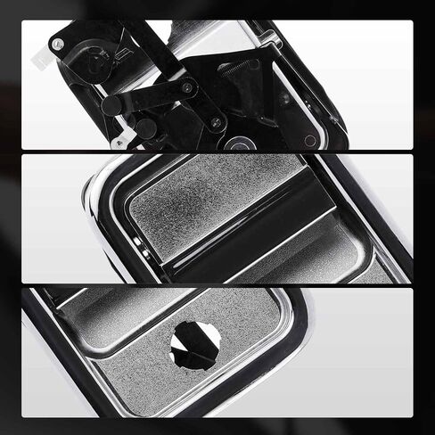 A-Premium Front Right Passenger Side Exterior Door Handle with Keyhole Compatible with Freightliner Argosy 2005-2014, Century Class 2005-2011, Columbia 2003-2011, Coronado 2005-2012, Chrome in Saudi Arabia