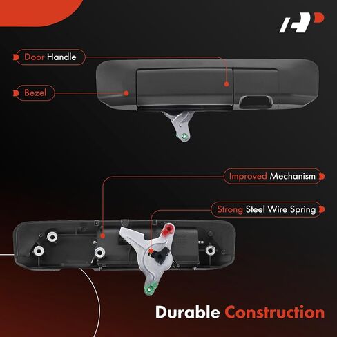 A-Premium Tailgate Handle Liftgate Latch Handle with Camera Hole Compatible with Toyota Tacoma 2009-2015, Textured Black, Replace# 69090-04020 in Saudi Arabia