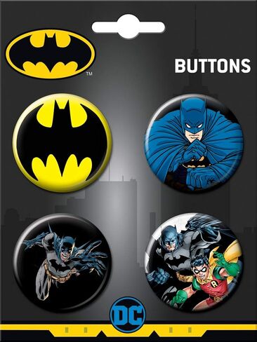 Ata-Boy DC Comics Originals Batman 4 Button Set in Saudi Arabia