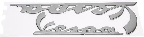 POCREATION Motorcycle Emblem Sticker, 3-Dimensional Decal for GTS300 LX125 LX150 Sprint Primavera 300 LX LXV Super(Silver) in Saudi Arabia