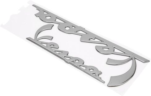 POCREATION Motorcycle Emblem Sticker, 3-Dimensional Decal for GTS300 LX125 LX150 Sprint Primavera 300 LX LXV Super(Silver) in Saudi Arabia