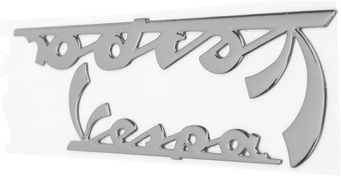 POCREATION Motorcycle Emblem Sticker, 3-Dimensional Decal for GTS300 LX125 LX150 Sprint Primavera 300 LX LXV Super(Silver) in Saudi Arabia