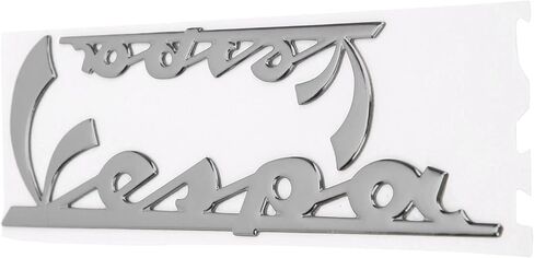 POCREATION Motorcycle Emblem Sticker, 3-Dimensional Decal for GTS300 LX125 LX150 Sprint Primavera 300 LX LXV Super(Silver) in Saudi Arabia