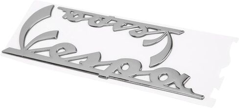 POCREATION Motorcycle Emblem Sticker, 3-Dimensional Decal for GTS300 LX125 LX150 Sprint Primavera 300 LX LXV Super(Silver) in Saudi Arabia