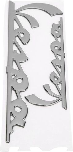POCREATION Motorcycle Emblem Sticker, 3-Dimensional Decal for GTS300 LX125 LX150 Sprint Primavera 300 LX LXV Super(Silver) in Saudi Arabia