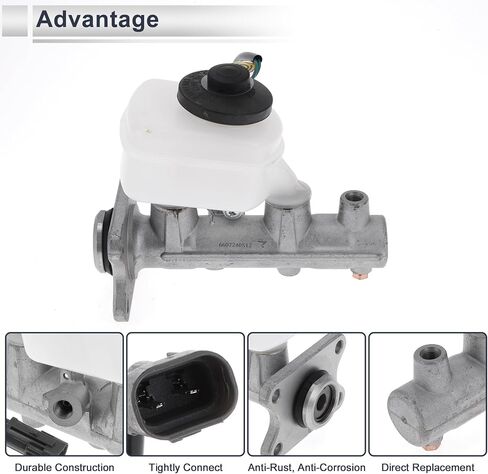 Engine Compartment Brake Master Cylinder for Toyota Land Cruiser 1995-1997 Durable Hydraulic Master Cylinder No.4720160551 with Reservoir 1 Pcs in Saudi Arabia