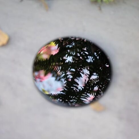 Black Obsidian Scrying Mirror with Plastic Stand, 80mm Premium Quality Obsidian Mirror for Meditation, Witchcraft, Divination And Spiritual Practices in Saudi Arabia