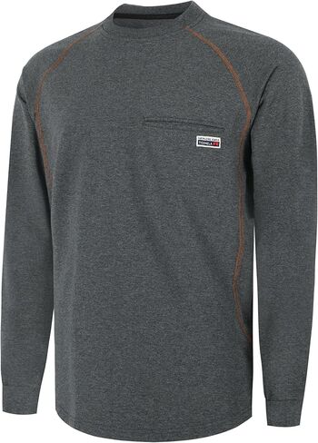 TICOMELA FR Shirts for Men | Flame Resistant Shirt,Welding & Electrical Work,Stretch,CAT2 NFPA 2112 Compliant,100% Cotton in Kuwait