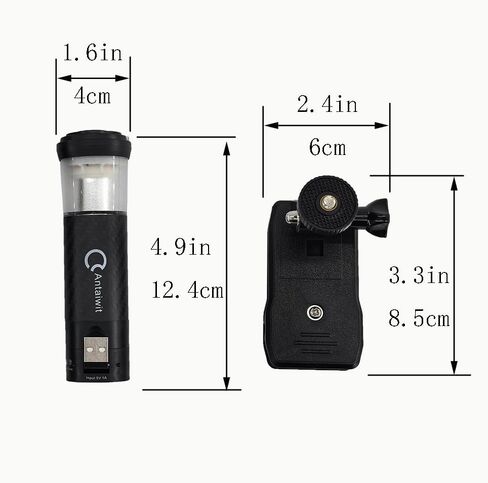 Camping Lantern, USB Rechargeable Magnetic Camping Flashlight, Mini Camping Light for Power Outages and Emergencies, Hiking, Camping (TD-A2-1) in Saudi Arabia