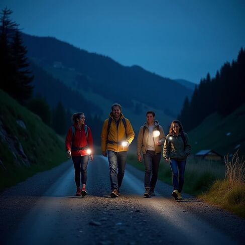 Camping Lantern, USB Rechargeable Magnetic Camping Flashlight, Mini Camping Light for Power Outages and Emergencies, Hiking, Camping (TD-A2-1) in Saudi Arabia