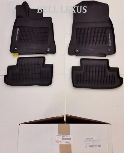 Lexus Factory All Weather Floor Mat Set Set 2015-2022 RC350 RC300 RWD Black in Saudi Arabia