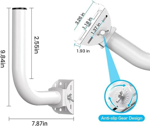 Universal Wireless Bridge Bracket Mount, 1 Pack Pole and Wall-Mounted for Outdoor Point to Point WiFi Access Point CPE Client Bridge in Saudi Arabia