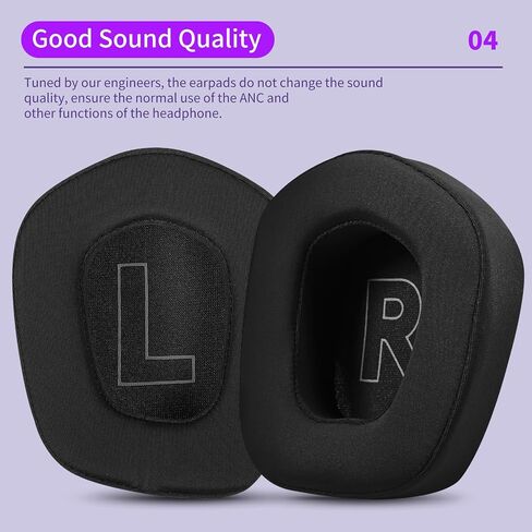 JHK Headphone Replacement Ear Pads for G733 Gaming Headset, Ear Pads with Comfort Noise Isolation Foam Ice Silk Fabric Elevate Added Thickness (Blue) in Saudi Arabia