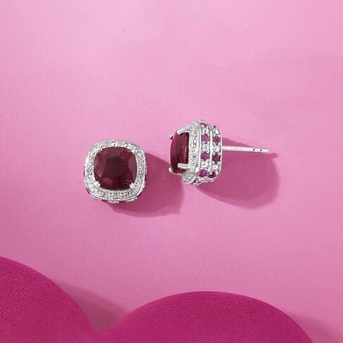 Ross-Simons Gemstone و .10 Ct. T.W. أقراط توباز البيضاء في الفضة الإسترليني in Saudi Arabia