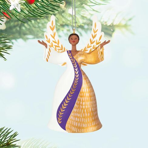Hallmark Themsake Christmas Ornament 2025 ، Angel of Extulation ، Angel Collectors Gifts in Kuwait