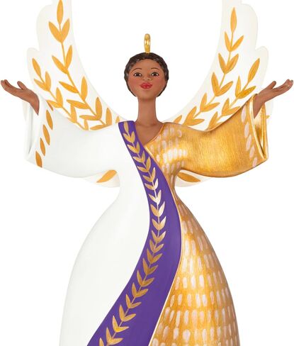 Hallmark Themsake Christmas Ornament 2025 ، Angel of Extulation ، Angel Collectors Gifts in Kuwait
