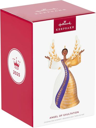 Hallmark Themsake Christmas Ornament 2025 ، Angel of Extulation ، Angel Collectors Gifts in Kuwait