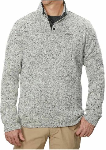Eddie Bauer Men's Snap Placket Placket Fleece Pullover Top in Kuwait
