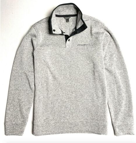 Eddie Bauer Men's Snap Placket Placket Fleece Pullover Top in Kuwait