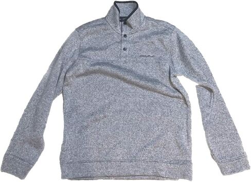 Eddie Bauer Men's Snap Placket Placket Fleece Pullover Top in Saudi Arabia
