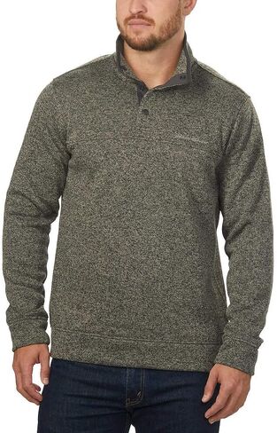 Eddie Bauer Men's Snap Placket Placket Fleece Pullover Top in Kuwait