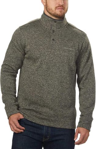 Eddie Bauer Men's Snap Placket Placket Fleece Pullover Top in Kuwait