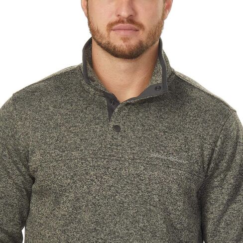 Eddie Bauer Men's Snap Placket Placket Fleece Pullover Top in Kuwait