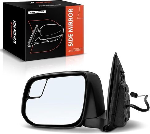 A-Premium Side Power Door Mirror-متوافقة مع شيفروليه كولورادو 2017-2022 و GMC Canyon 2017-2019-مرآة أسود قابلة للطي غير مُسخنة مع الكشف عن بقعة عمياء in Saudi Arabia
