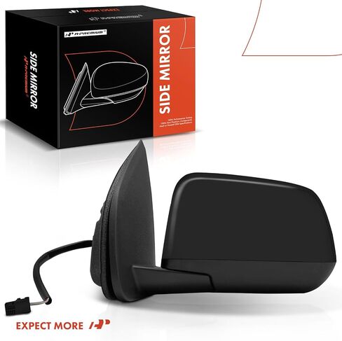 A-Premium Side Power Door Mirror-متوافقة مع شيفروليه كولورادو 2017-2022 و GMC Canyon 2017-2019-مرآة أسود قابلة للطي غير مُسخنة مع الكشف عن بقعة عمياء in Saudi Arabia
