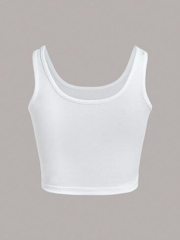 WDIRARA Women's Car Letter Graphic Print Scoop Neck Sleeveless Crop Tank Top Casual T Shirt Top in Saudi Arabia