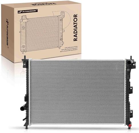 A-Premium Engine Coolant Radiator Assembly Compatible with Ford Explorer 2013 2014 2016 2017 2018 2019, 3.5L, Turbocharged in Saudi Arabia