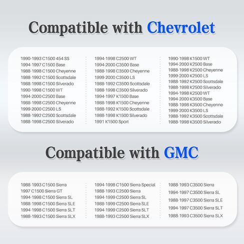 CarpartsDepot الأمامي دعم الرادياتير دعم الصلب الأسود متوافق مع 1988-2000 شيفروليه و GMC Sierra C/K 1500 2500 3500 15977662 GM1225110 in Saudi Arabia