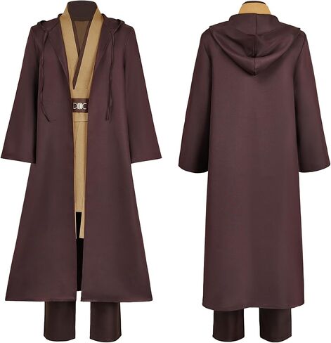 Tunic Hooded Robe Knight Costume Outfits Halloween Cosplay Costume for Mens Three Versions in Saudi Arabia