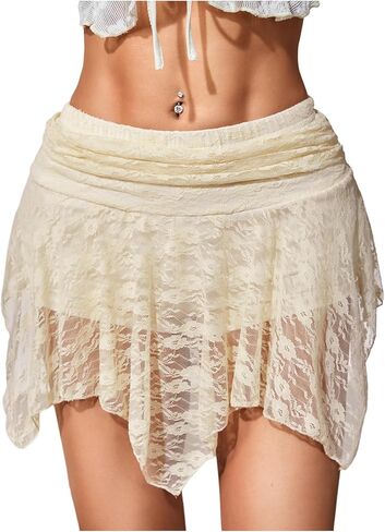 تنورة من الدانتيل الزهري النسائي المكيميتش in Kuwait